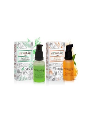 Natural Vibes Repair Glow Combo Tea Tree Vitac Serum 60ml