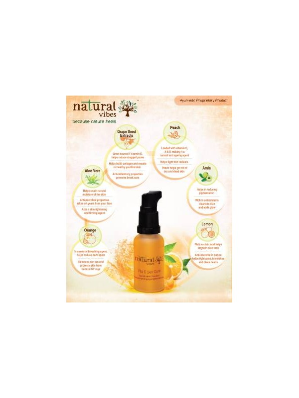 Natural Vibes Repair Glow Combo Tea Tree Vitac Serum 60ml