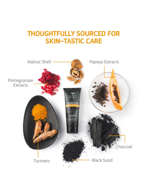 Bombay Shaving Company Unisex Charcoal Face Scrub 45 gm