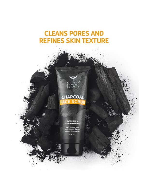 Bombay Shaving Company Unisex Charcoal Face Scrub 45 gm