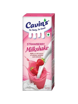 Cavin's Strawberry Milkshake 180 ml