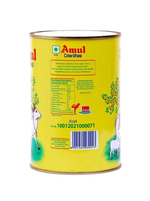 Amul Cow Ghee Tin 1000ml