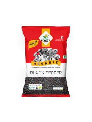 24 Mantra Black Pepper Whole 50 gm