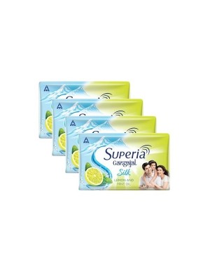 Superia Gangajal Silk Lemon & Mint Soap 100gm x (4+1 Free)