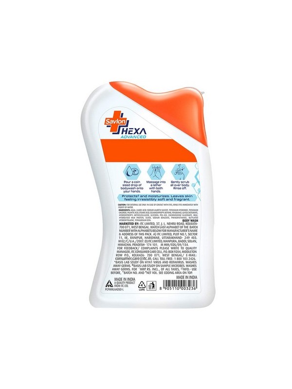 Savlon Hexa Advanced Body Wash with Milk Protein 100ml