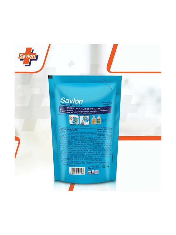 Savlon Moisture Shield Germ Protection Liquid Handwash - Refill Pouch 175 ml