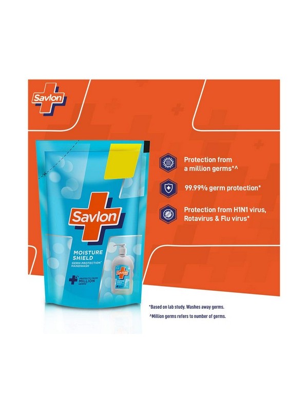 Savlon Moisture Shield Germ Protection Liquid Handwash - Refill Pouch 175 ml