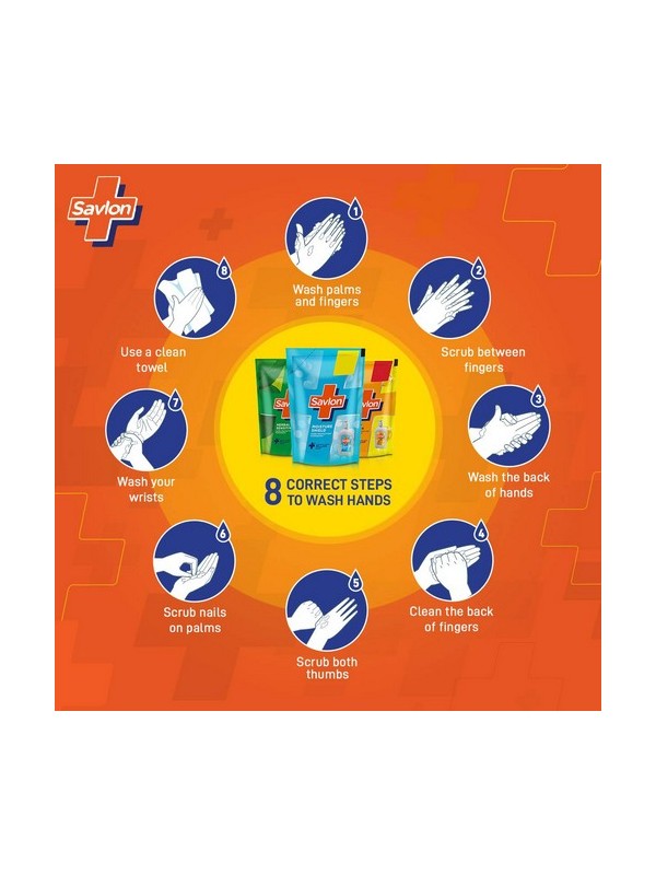 Savlon Moisture Shield Germ Protection Liquid Handwash - Refill Pouch 175 ml