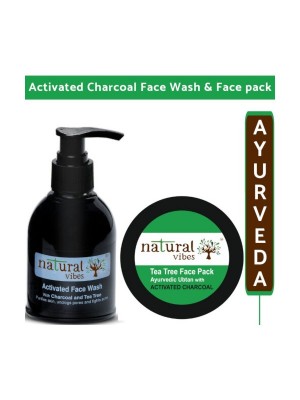 Natural Vibes Charcoal Face Care Routine