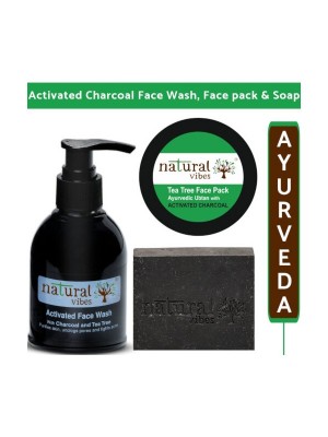 Natural Vibes Charcoal Skin Care Regime
