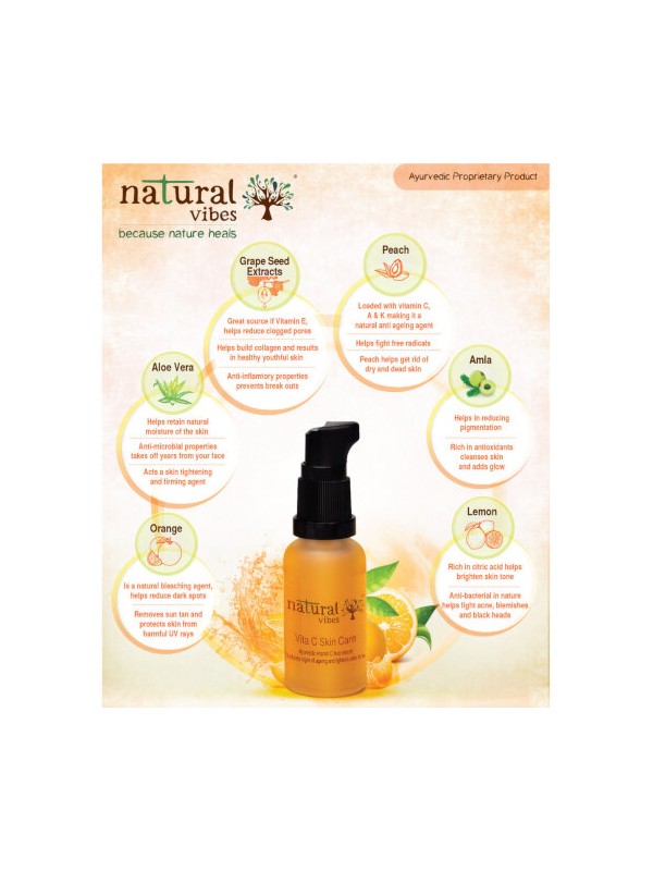 Natural Vibes Vitamin C Bright Skin Regime