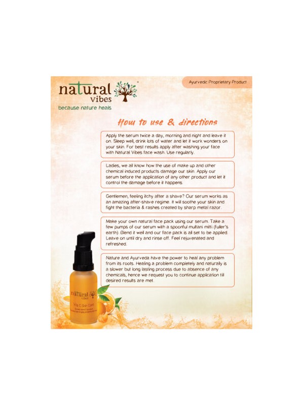 Natural Vibes Vitamin C Bright Skin Regime