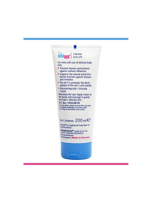 Sebamed Baby Cream Extra Soft - 200 ml