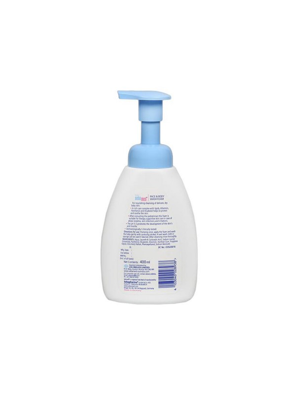 Sebamed Baby Face & Body Wash Foam 400 ml