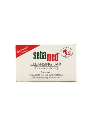 Sebamed Cleansing Bar Soap-Free for Normal to Oily Skin 100gm