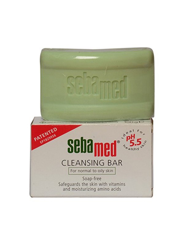 Sebamed Cleansing Bar Soap-Free for Normal to Oily Skin 100gm