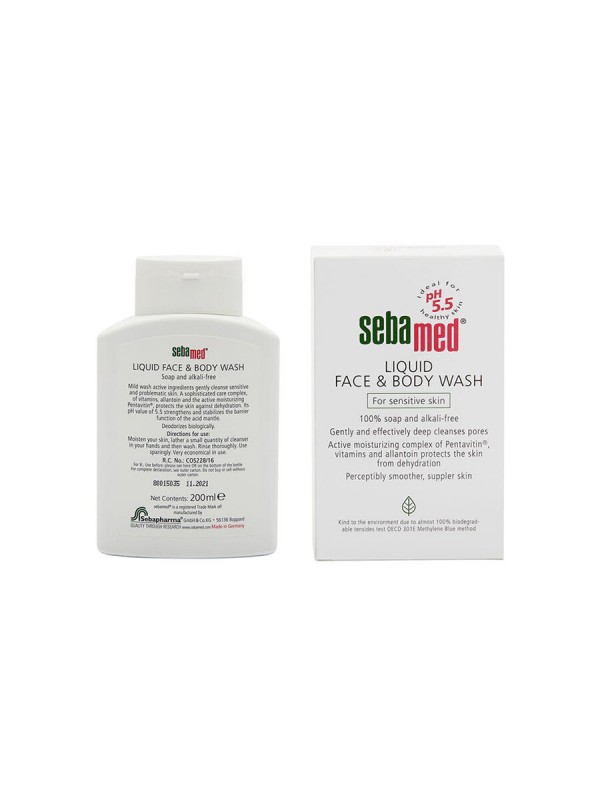 Sebamed Liquid Face and Body Wash 200ml