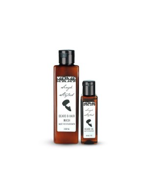 Singh Styled Beard Wash 200ml And Beard Oil 30ml - Combo