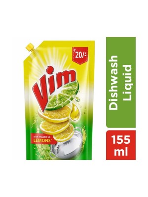 Vim Liquid Yellow Pouch 155 ml