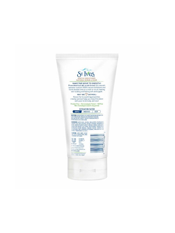 St Ives Gentle Smoothing Oatmeal Scrub & Mask Scrub  (170 gm)