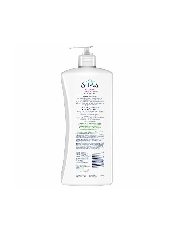St Ives Softening Coconut & Orchid Body Lotion  (621 ml)