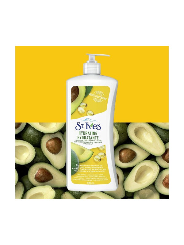 St Ives Daily Hydrating Vitamin E & Avocado Body Lotion  (600 ml)