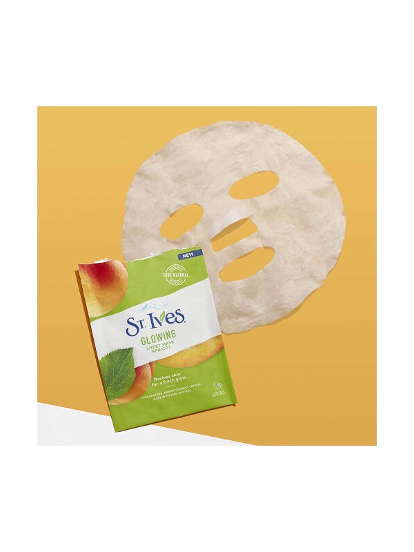 St Ives Glowing Apricot Sheet Mask