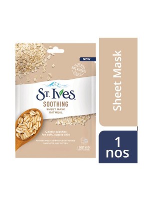 St Ives Oatmeal Sheet Mask Soothing  (20 ml)