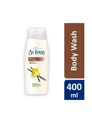 St Ives Rich & Creamy Vanilla Body Wash  (400 ml)