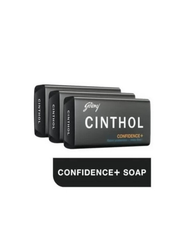 Cinthol Confidence+ Soap 75g (Pack of 3)