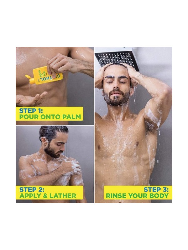 Cinthol Head To Toe 3-In-1 Wash (Shampoo Face And Body) - Fresh Burst 190ml