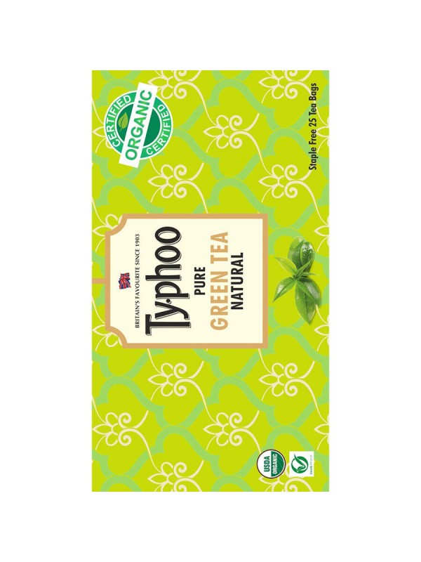 Typhoo Organic Green Tea - 25 Bags