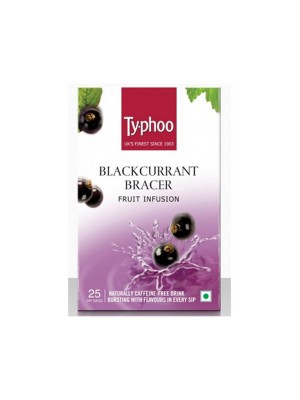Typhoo Fruit Infusion Black Currant Bracer Tea Bags (25 Tea Bags)