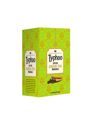 Typhoo Spiced Green Tea Bags - Masala - 25 Count