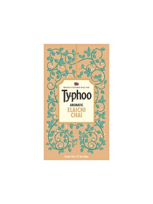 Typhoo Reviving Flavoured Elaichi Chai (25 Tea Bags)