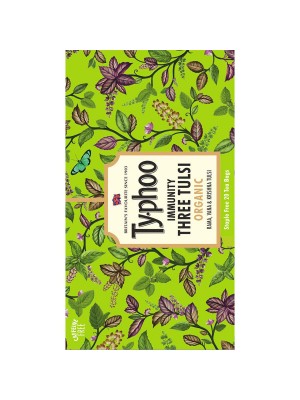 Typhoo Ty-phoo Immunity Three Tulsi Organic Tea Tulsi Instant Tulsi Green Tea Bags Box  (30 g)