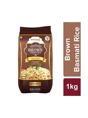 Patanjali Brown Basmati Rice Pouch 1kg