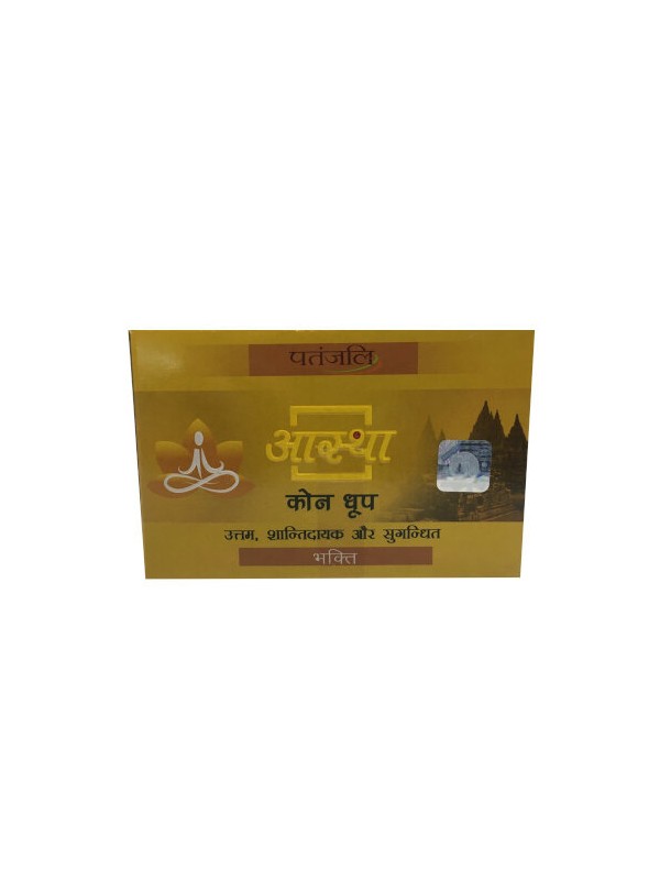 Patanjali Aastha 12 Cone Dhoop - Bhakti