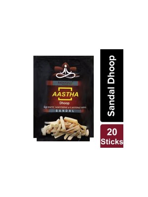 Patanjali Aastha Sandal Dhoop 20 sticks