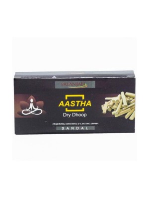 Patanjali Aastha 15 Stick Dry Dhoop - Sandal