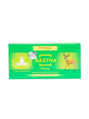 Patanjali Aastha Kasturi Dhoop 10 Sticks