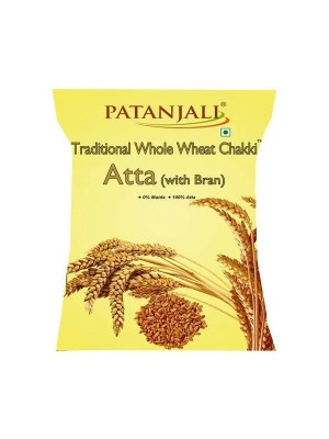 Patanjali Whole Wheat Atta 2 Kg - Traditional