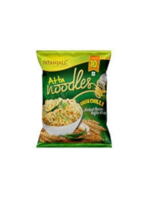Patanjali Atta Noodles Green Chilli 60 gm