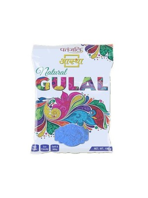 Patanjali Aastha Gulal - Blue 
