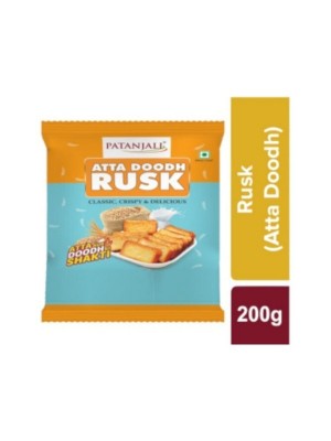 Patanjali Atta Doodh Rusk 200 gm