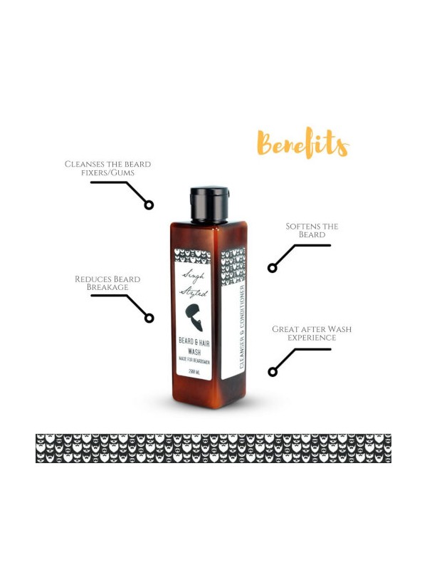 Singh Styled Beard Wash - 200 ml