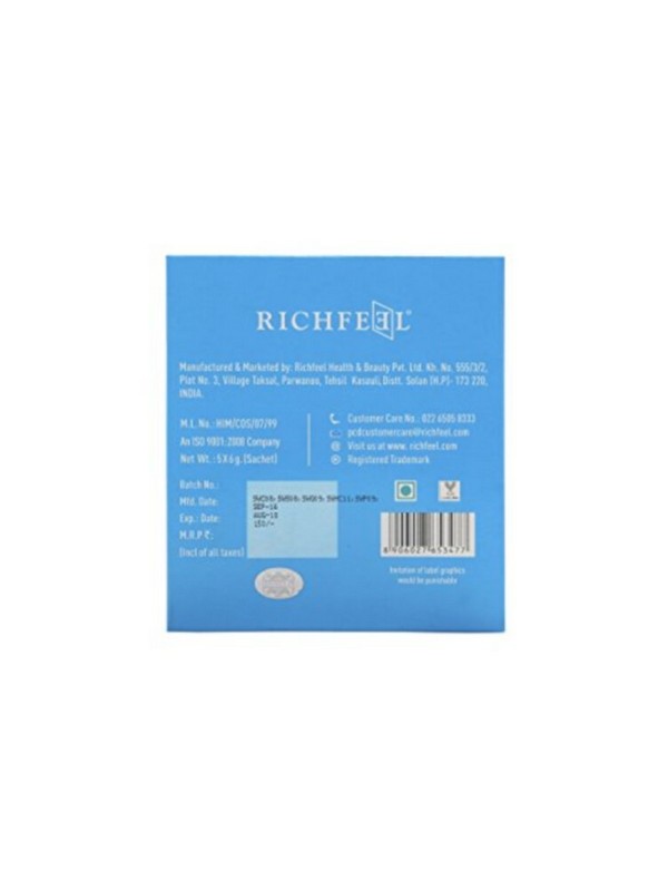 Richfeel Skin Whitening Facial Kit (5*6 gms) 30 gm