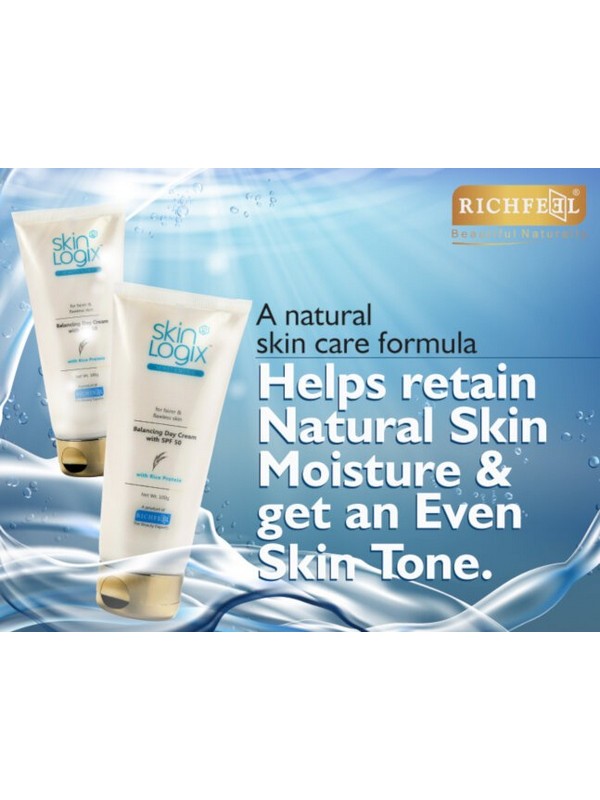 Richfeel Skin Logix Whitening Balancing Day Cream Spf 50 100 gm