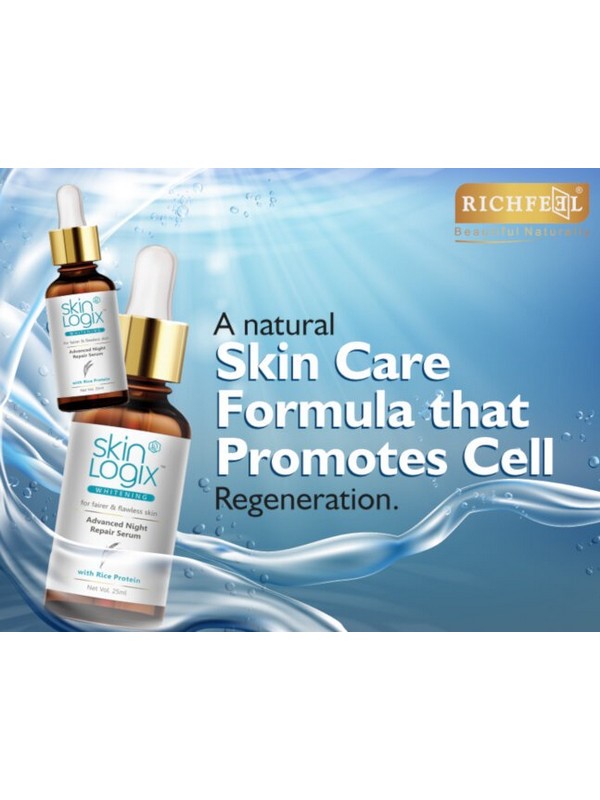 Richfeel Skin Logix Whitening Advance Night Repair Serum 25ml