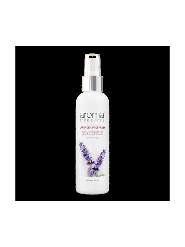 Aroma Treasures Lavender Face Wash for All Skin Type 100 ml